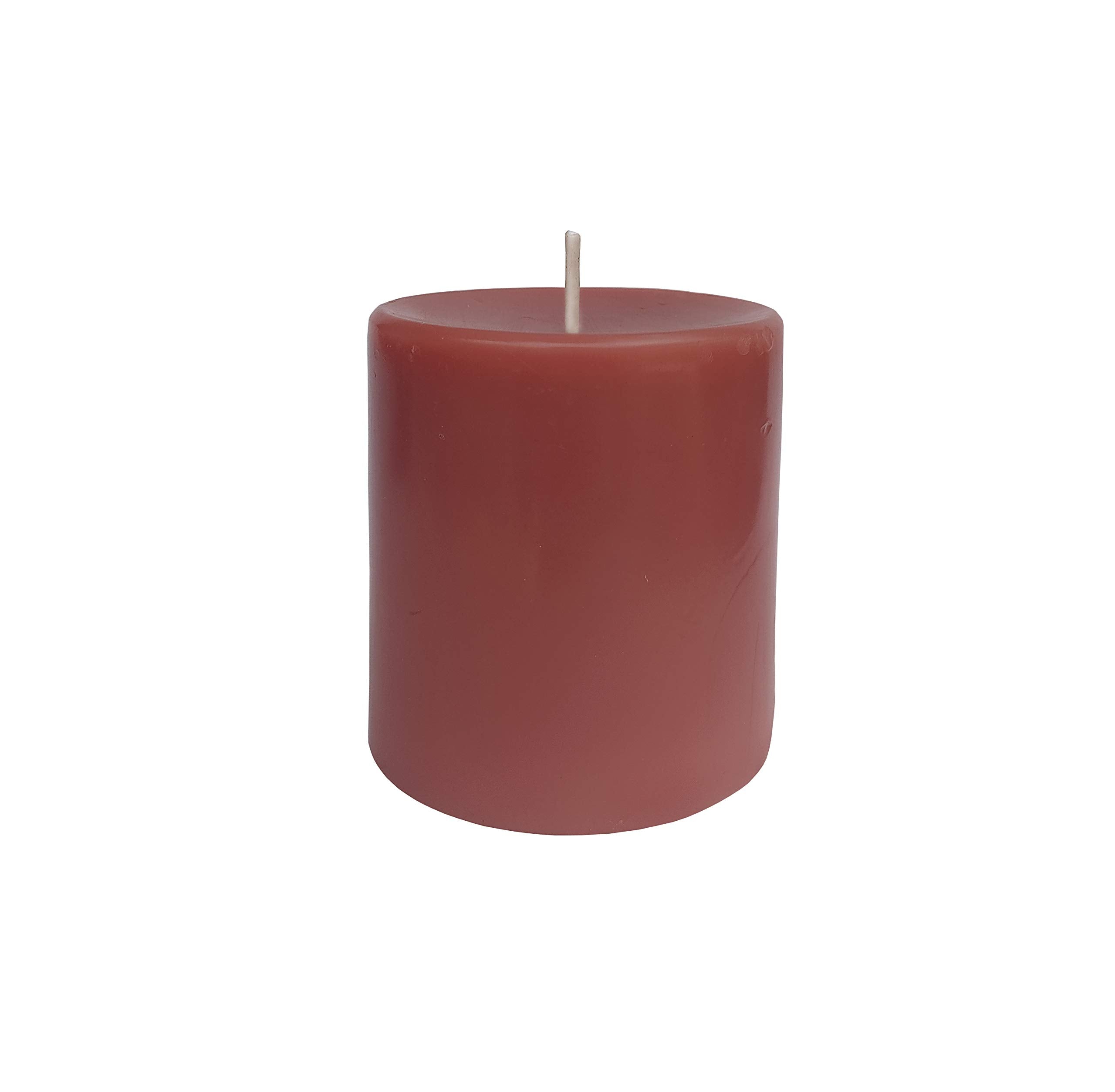 Pure Indian Candle Southern Pecan Chocolate Scented Handmade Pillar Candle